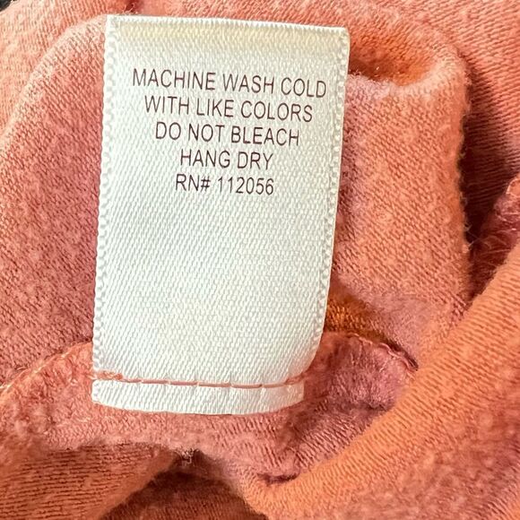 Mauve Pink Long Sleeve Button Down Tie Front Blouse ~ Women’s Large - Picture 6 of 8